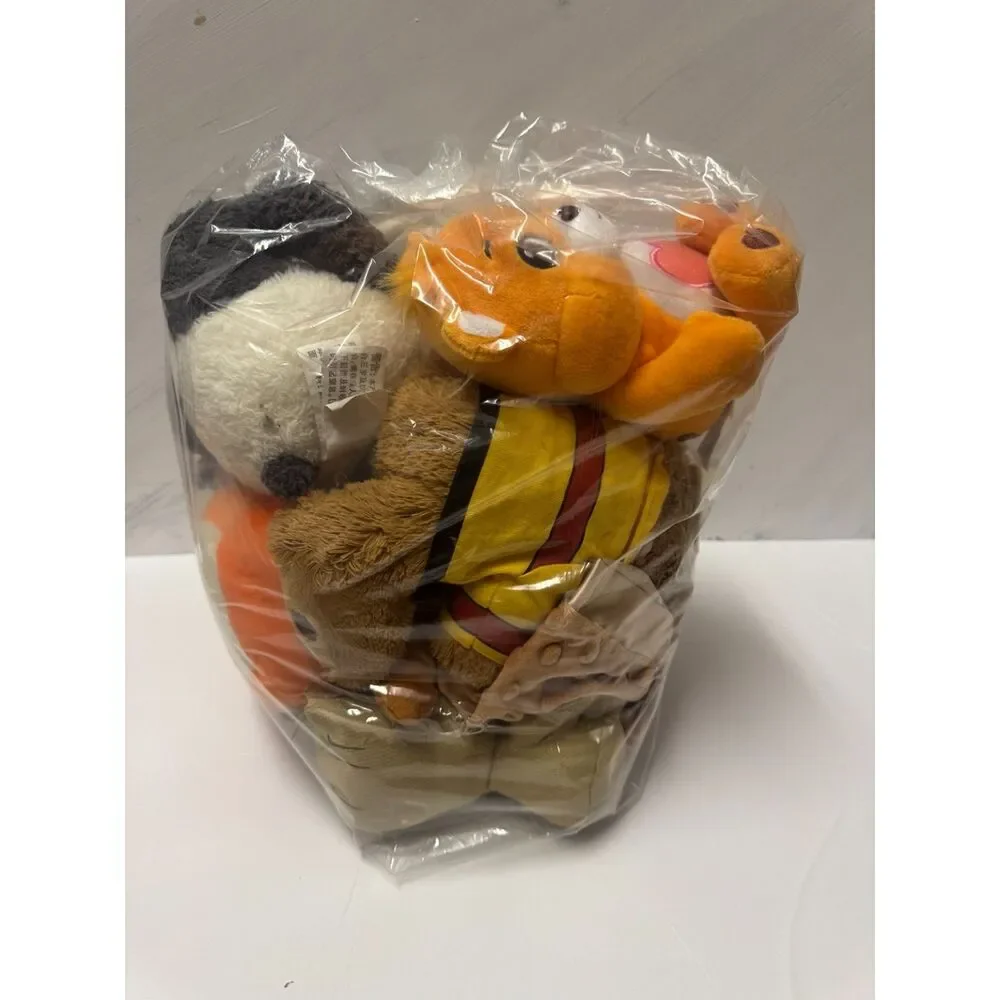 Large Mixed Plush Lot GUND Panda Fox Lamb Dog Teddy Bear Stuffed Animals